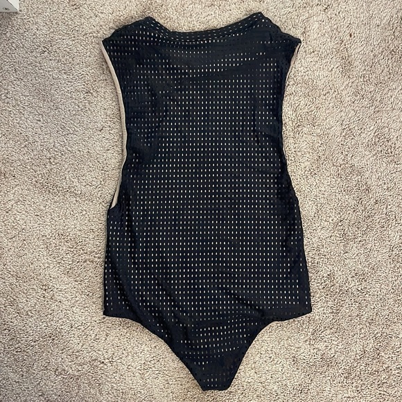 ACACIA (L) Black Mesh One Piece - Picture 3 of 3